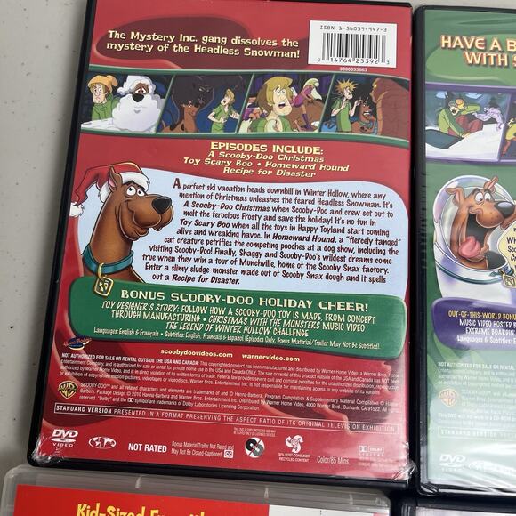 Scooby Doo DVD Lot Merry Scary Holidays Original Mysteries Ghosts Space Ace TV - Picture 7 of 10
